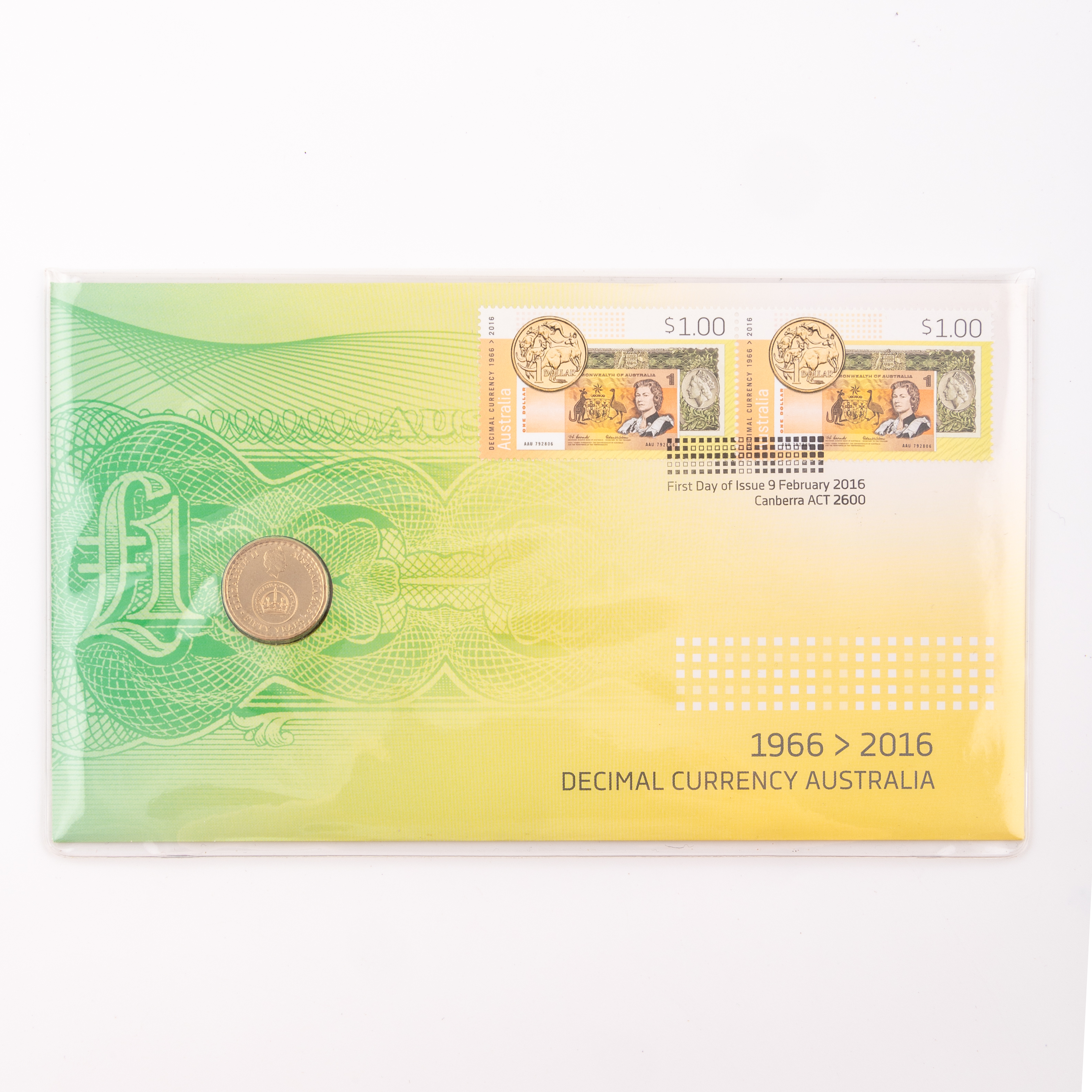 Elizabeth II, Decimal Currency Australia, Two Dollars, 2016, UNC