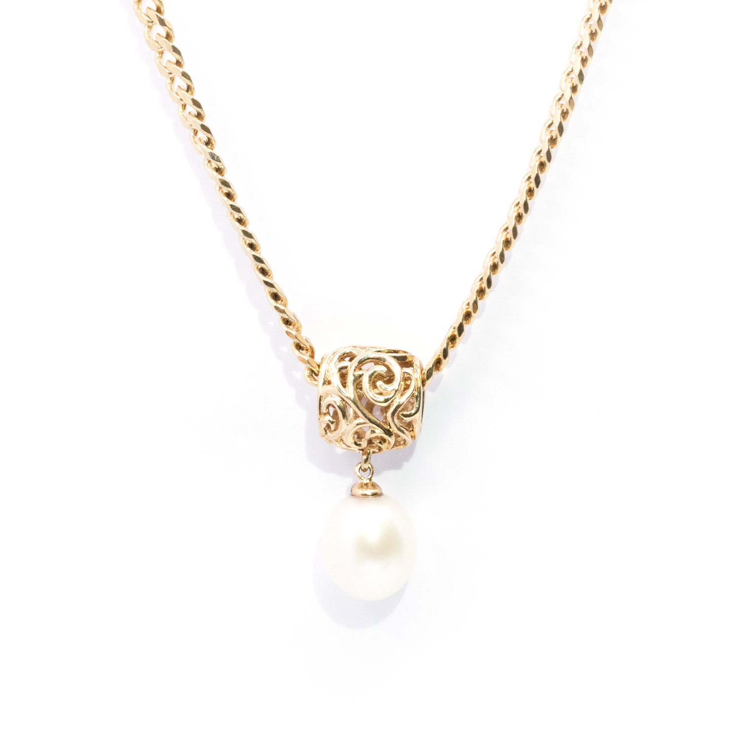 9ct Gold Pearl Pendant