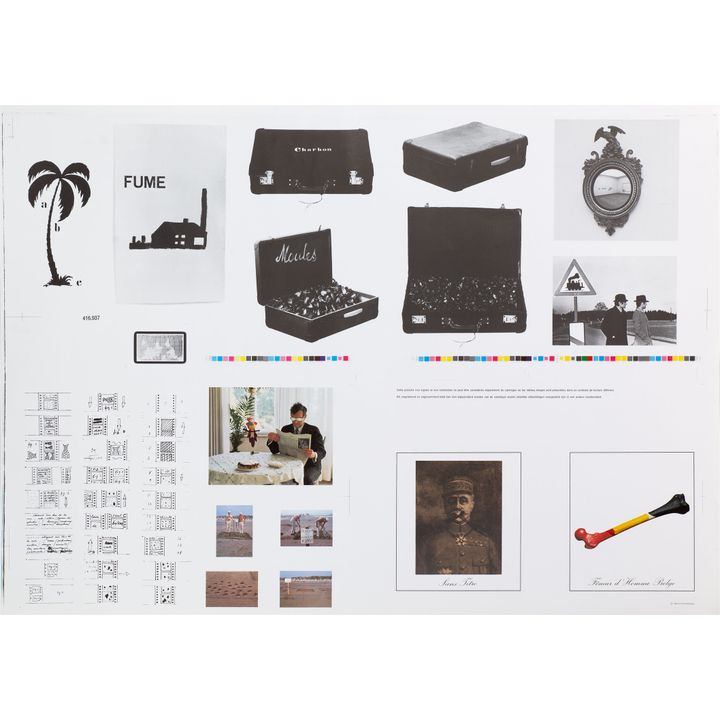 Marcel Broodthaers Untitled (from the catalogue of the exhibition at the Palais des Beaux-Arts in Brussels) 1974