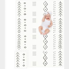 STYLISH BABY PLAY MAT - SOFT, EASY TO CLEAN 5.6 X 4 FT. FLOOR MAT CREATES A SAFE PLAY AREA FOR YOUR BABY BOY OR GIRL - THE PERFECT