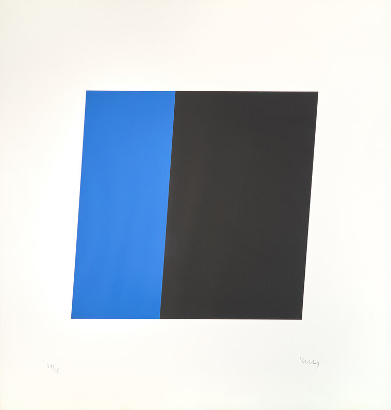 Ellsworth Kelly
(American, 1923-2015)
Blue/Black, 1970