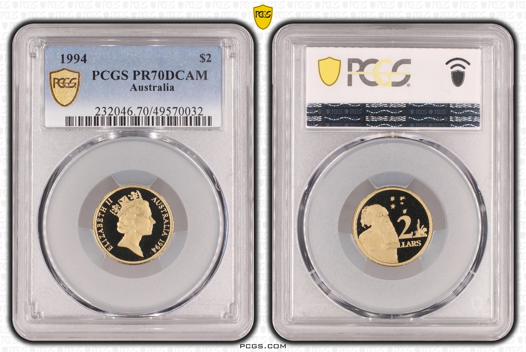 POP 17/0, Two Dollar, 1994, PCGS PR70DCAM