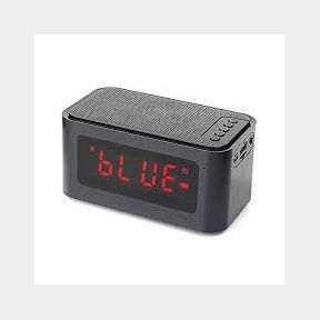Bluetooth Desktop Clock Radio Silver | DEFECTIVE / CRACKED