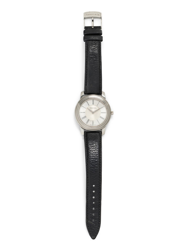 TIFFANY &amp; CO., STAINLESS STEEL 'ATLAS' WRISTWATCH