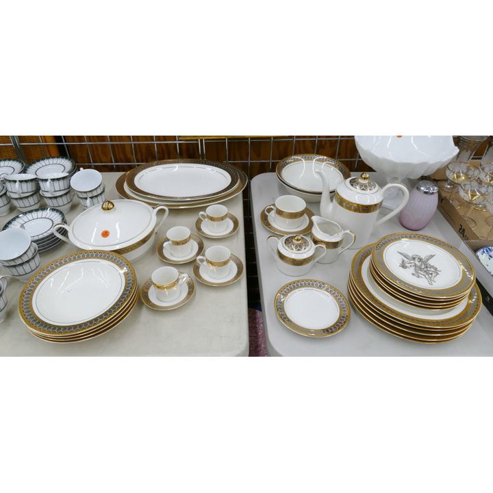 33pc San Marco Gilt Rim Dinnerware by MDP/FDP (Mikasa