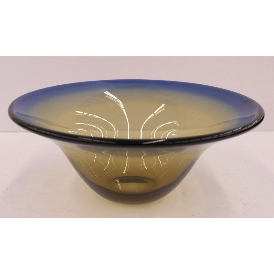 Murano Glass 3.5'' Blue to Yellow Bowl