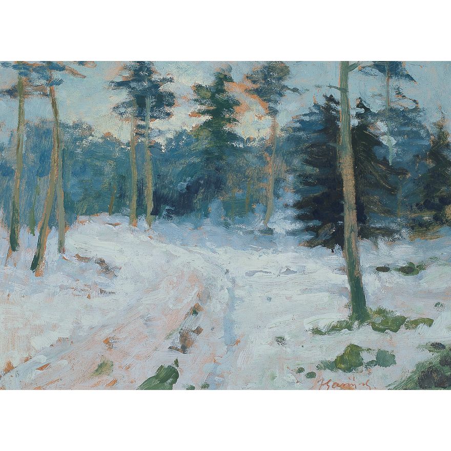 Jan Gasiński | Zima w lesie