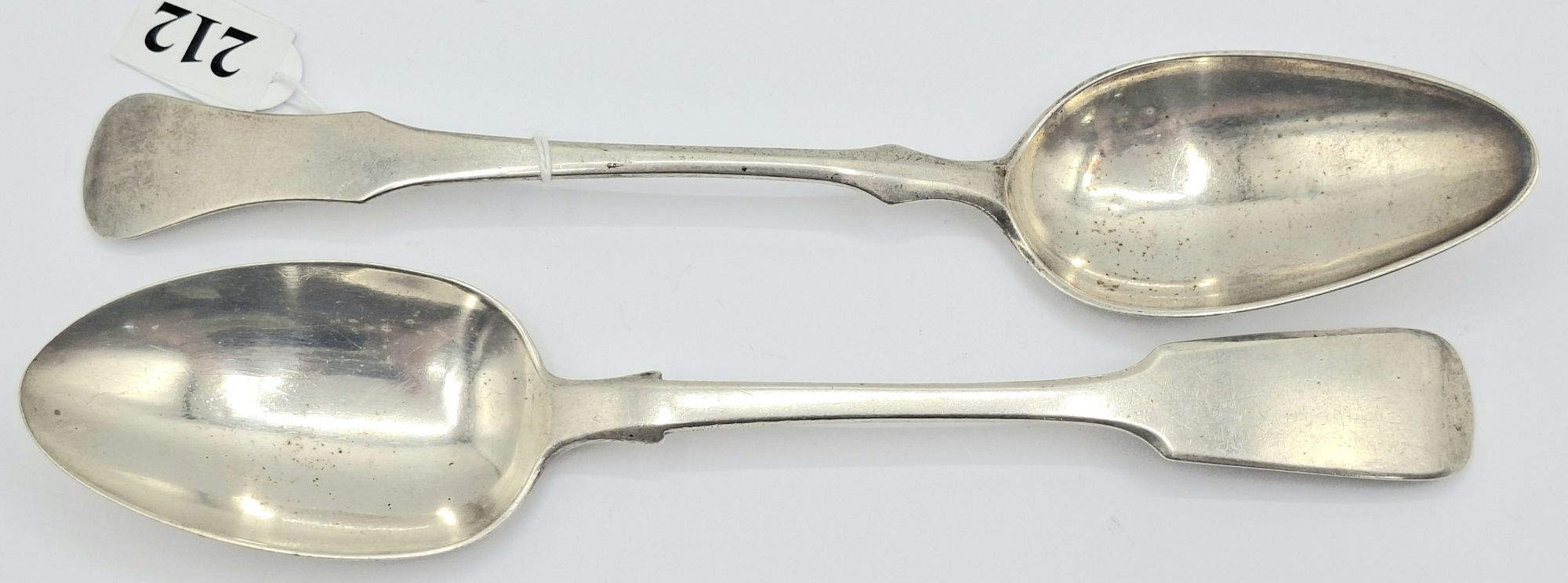 Two English Silver Table Spoons