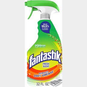 FANTASTIK ALL PURPOSE CLEANER, MULTIPURPOSE SURFACE CLEANER & KITCHEN GREASE REMOVAL, PACKAGING DESIGNED TO PREVENT LEAKAGE AND BR