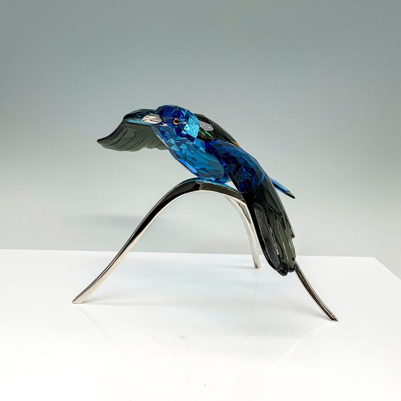Signed Swarovski Crystal Figurine, Roller Bird 957568