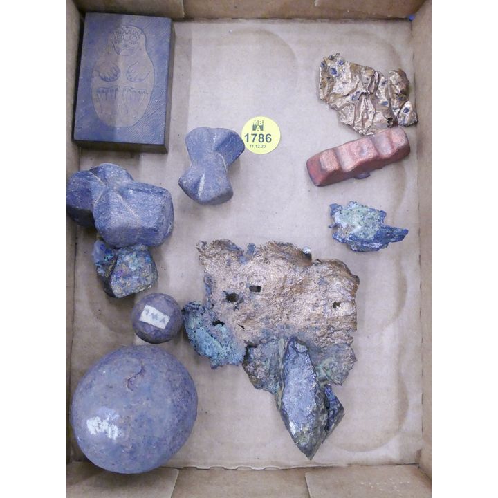 Box Natural Metal Specimens Etc