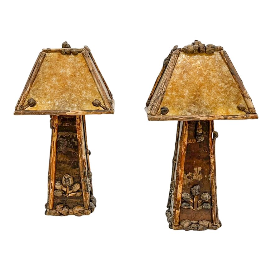 Pair Cisco's Adirondack Riverfront Table Lamps