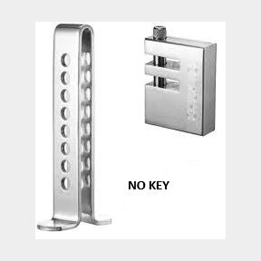 Stainless Steel Anti-Theft Car Brake Pedal Lock - Brake Clutch Pedal Locker Bar 9902004019181-(NO KEY) | 51748/10397 AS B1 (S9)