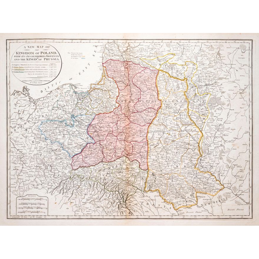 Robert Sayer | A new map of the Kingdom of Poland