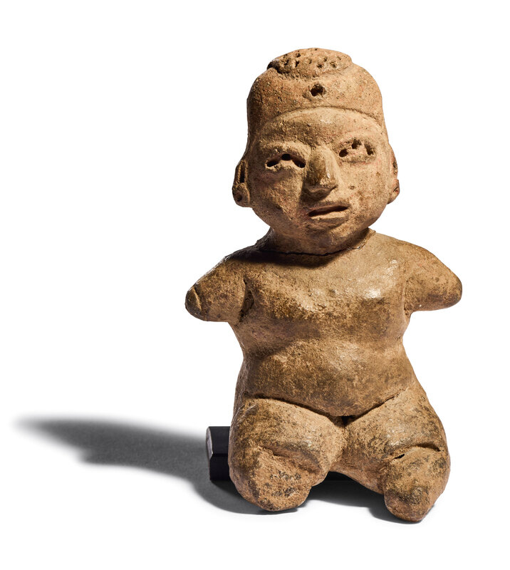 An Olmec Terracotta Seated Infant