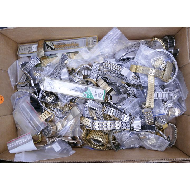 Box Gold Tone and Mixed Metals Watch Bracelets