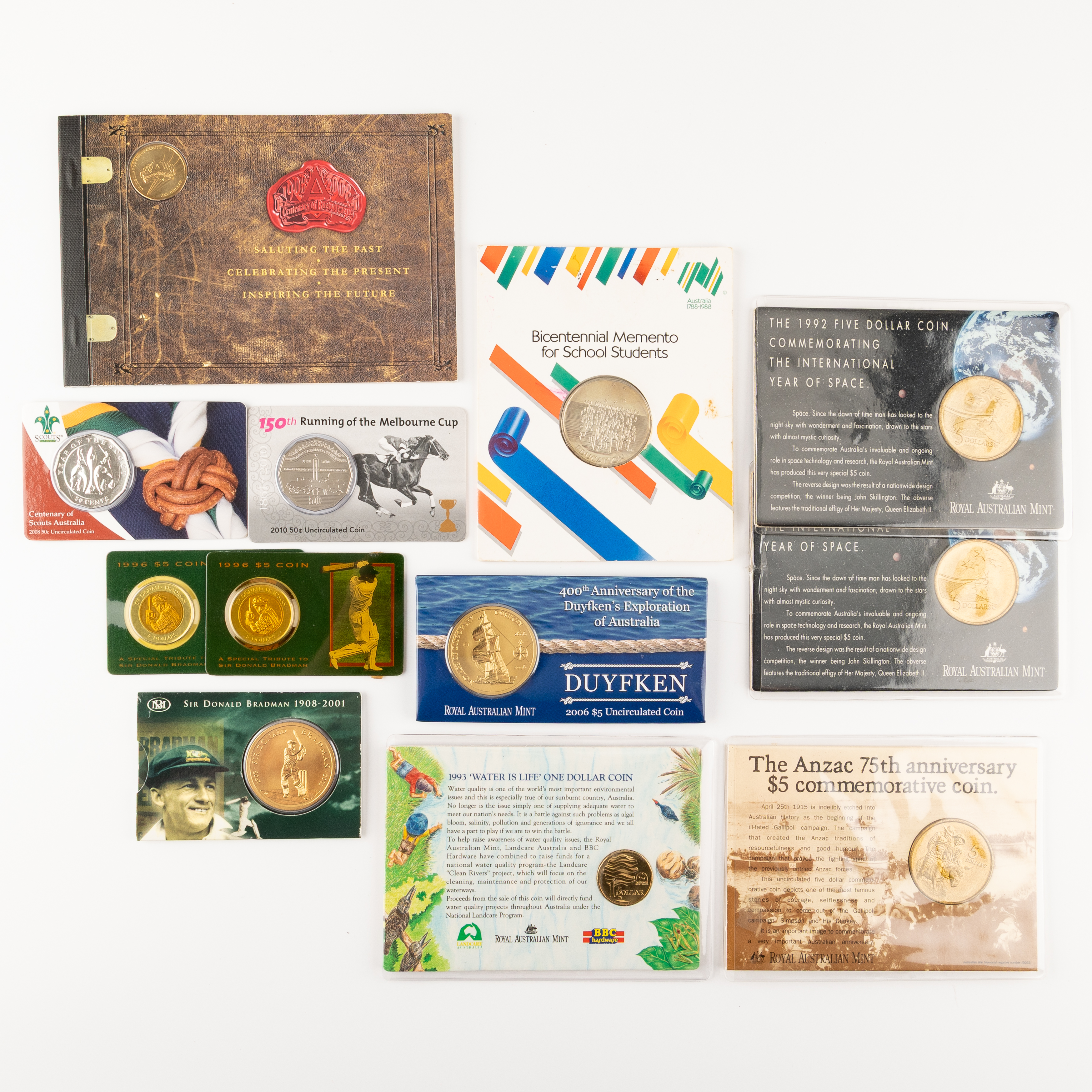 140 · RAM - Miscellaneous Commemoratives, Fifty Cents - Five Dollars, 1988 - 2010,  UNC