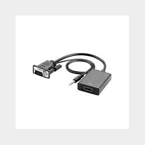 HDMI to VGA Video Adapter With Audio - Bar 9902022645768- 51748/10551 AS B1 (S9)