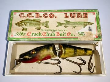Vintage THE CREEK CHUB BAIT C. C. B. CO. PIKIE #700 Fishing Lure Original  Box