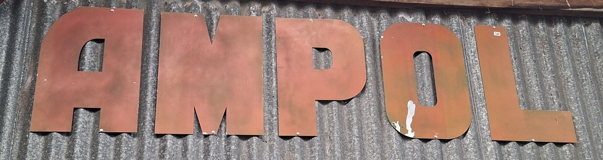 Ampol Letter Sign