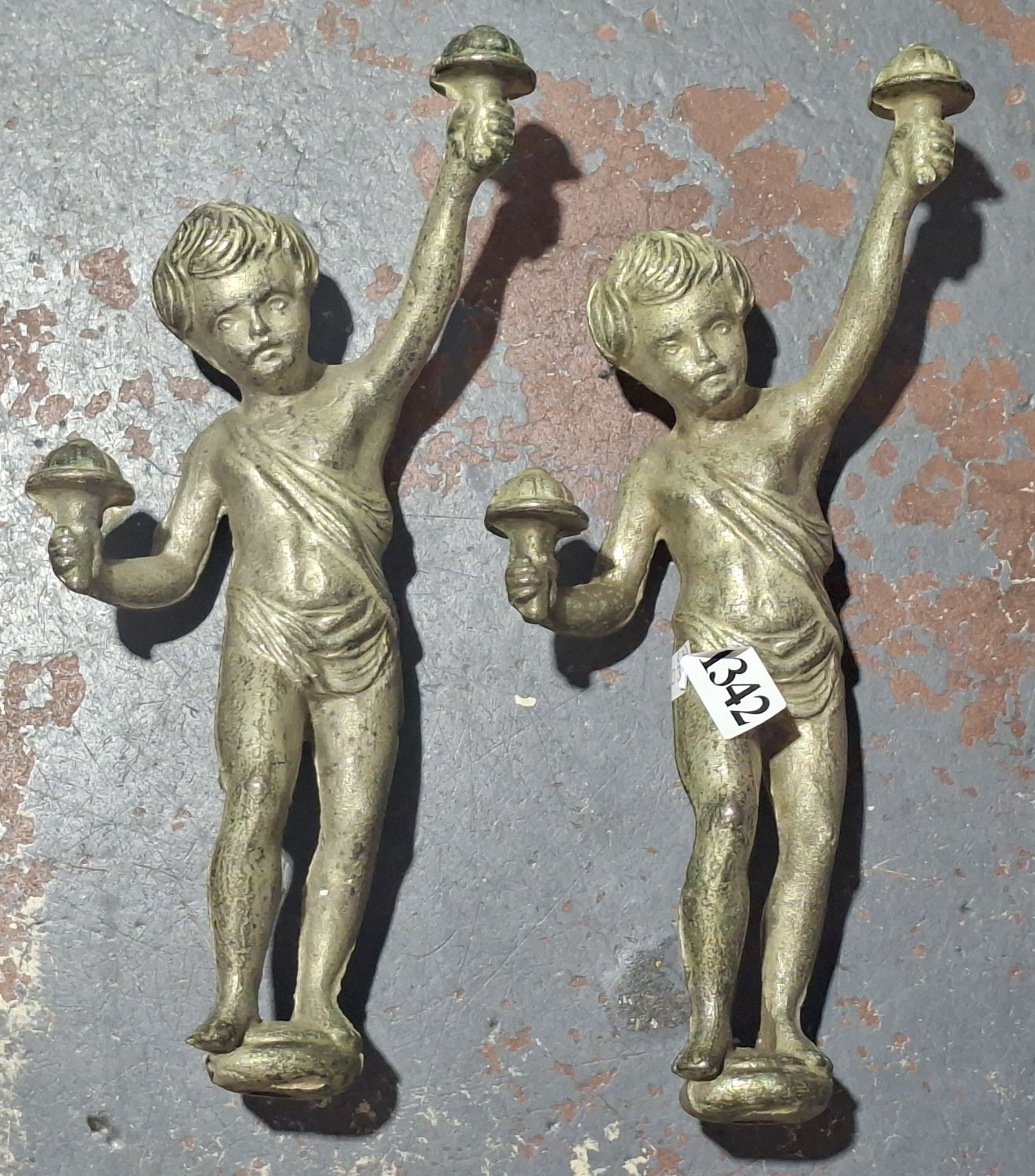 Cast Metal Candelabra Finials