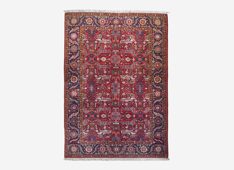 A Heriz Wool Rug
