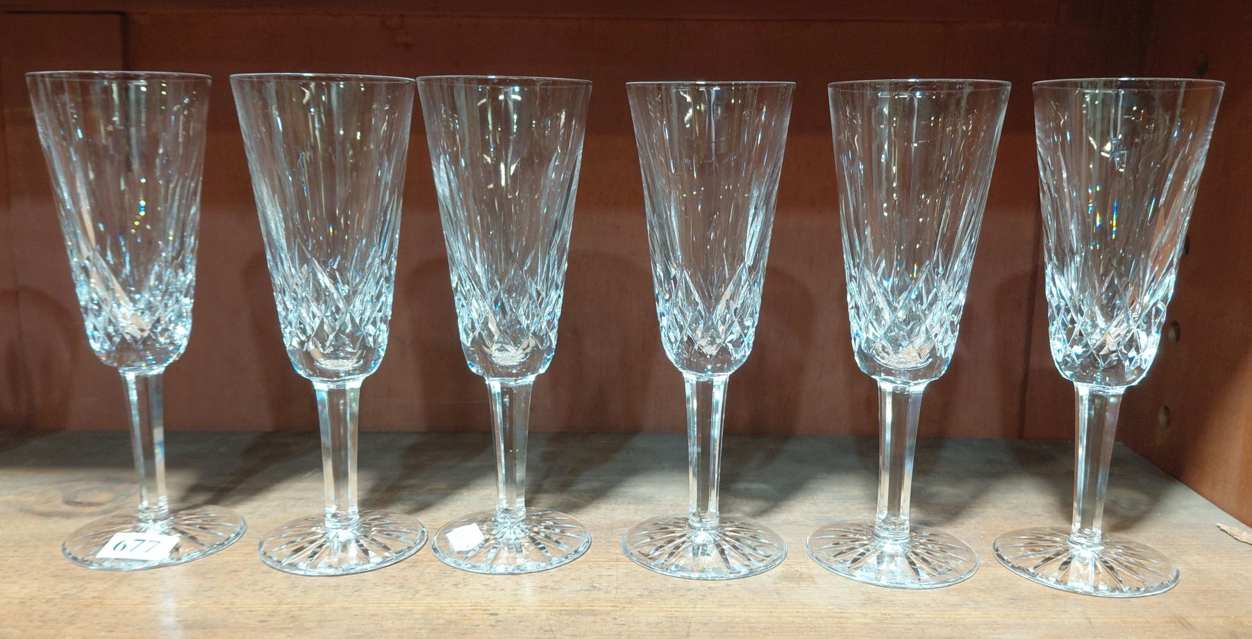677 · SET OF 6 GLASSES