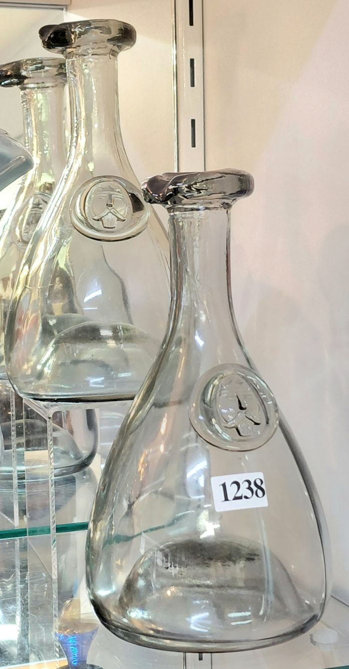 A Pair Of Holmegaard 'Viking' Carafes