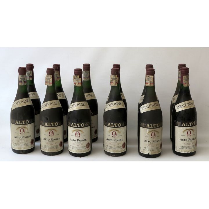 ALTO ALTO ROUGE, 1976 5 bottles, 1977 7 bottles
