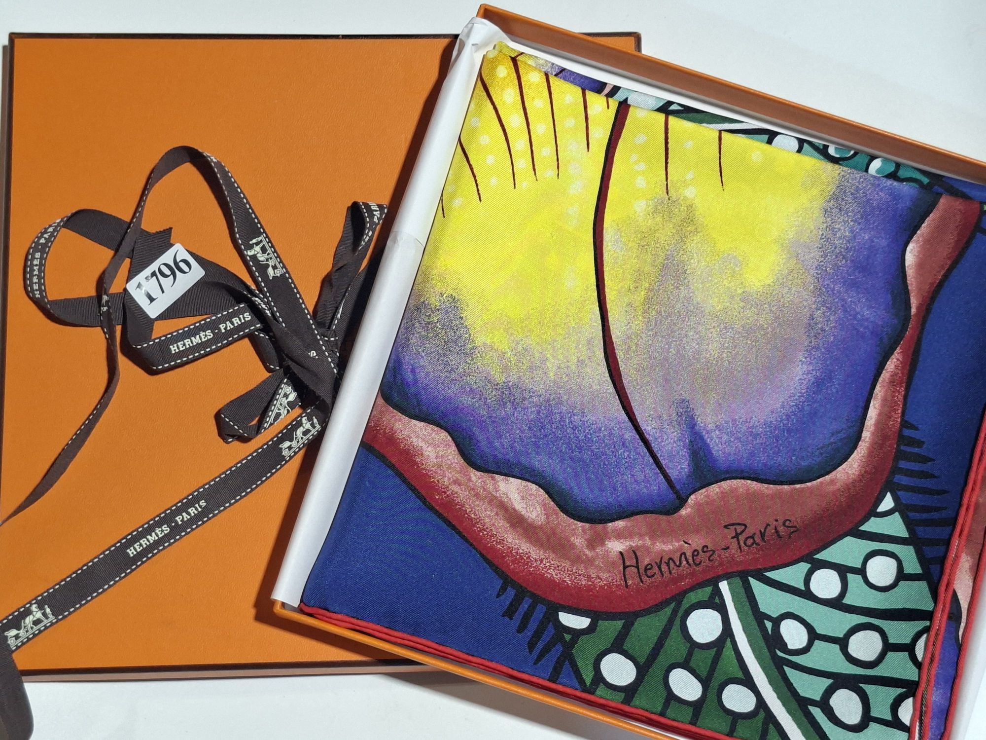 HERMES SILK SCARF
