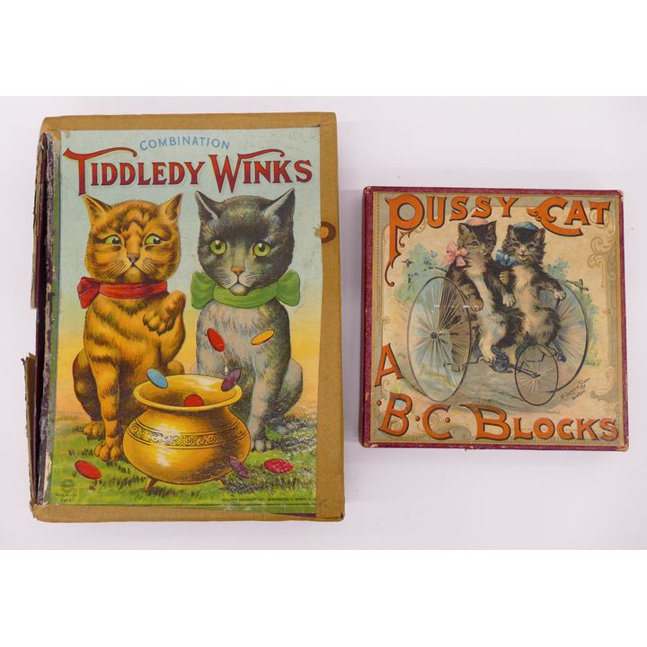 Box Antique Toy Game Boxes