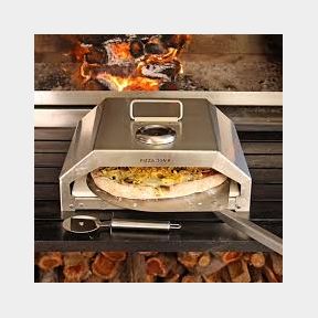 TP Pizza Single Dome with Themometer - Ceramic stone pizza spade and cutter included | - 51745/3390 SN B1 (S7)