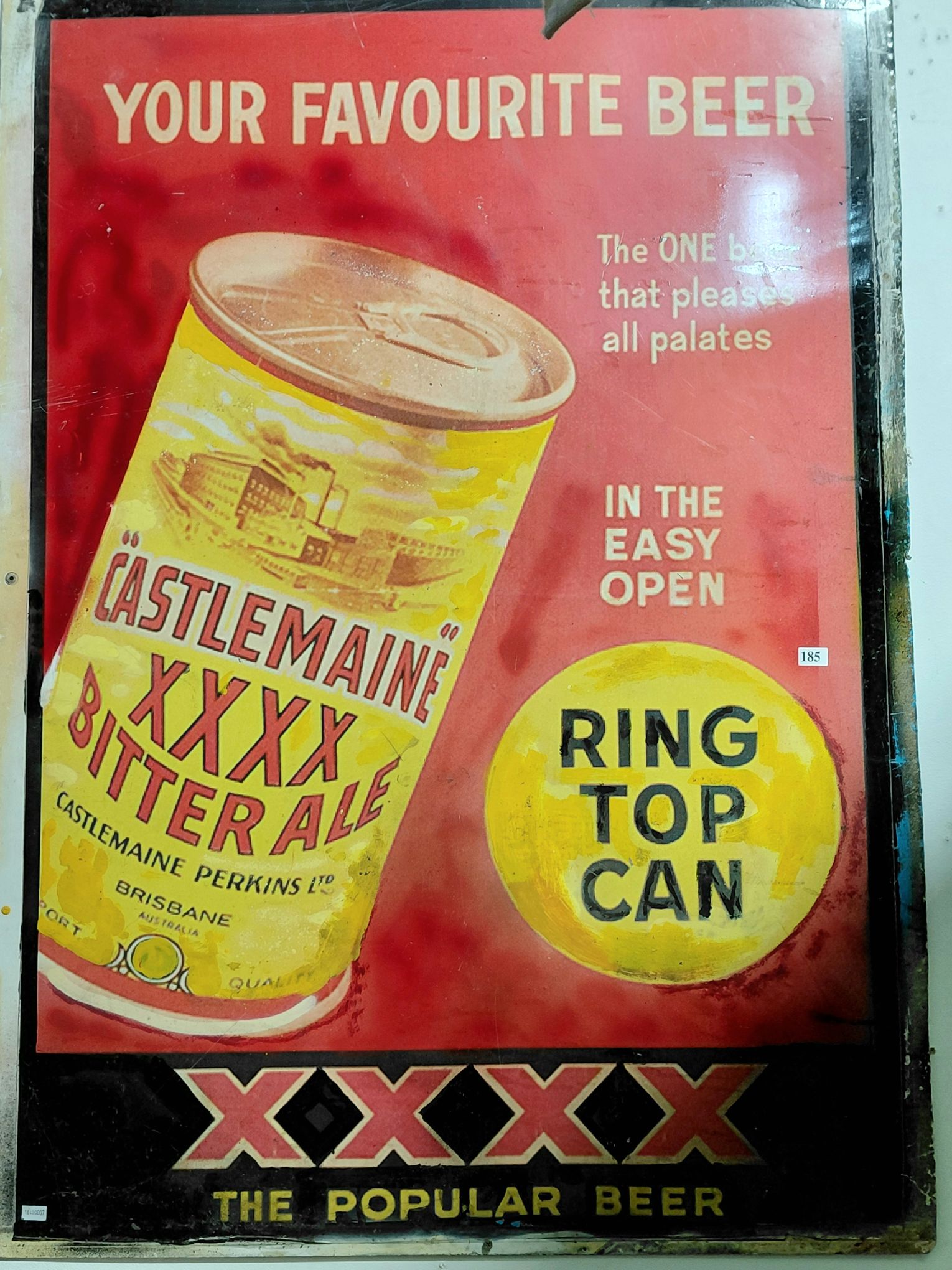 185 · METAL SIGN