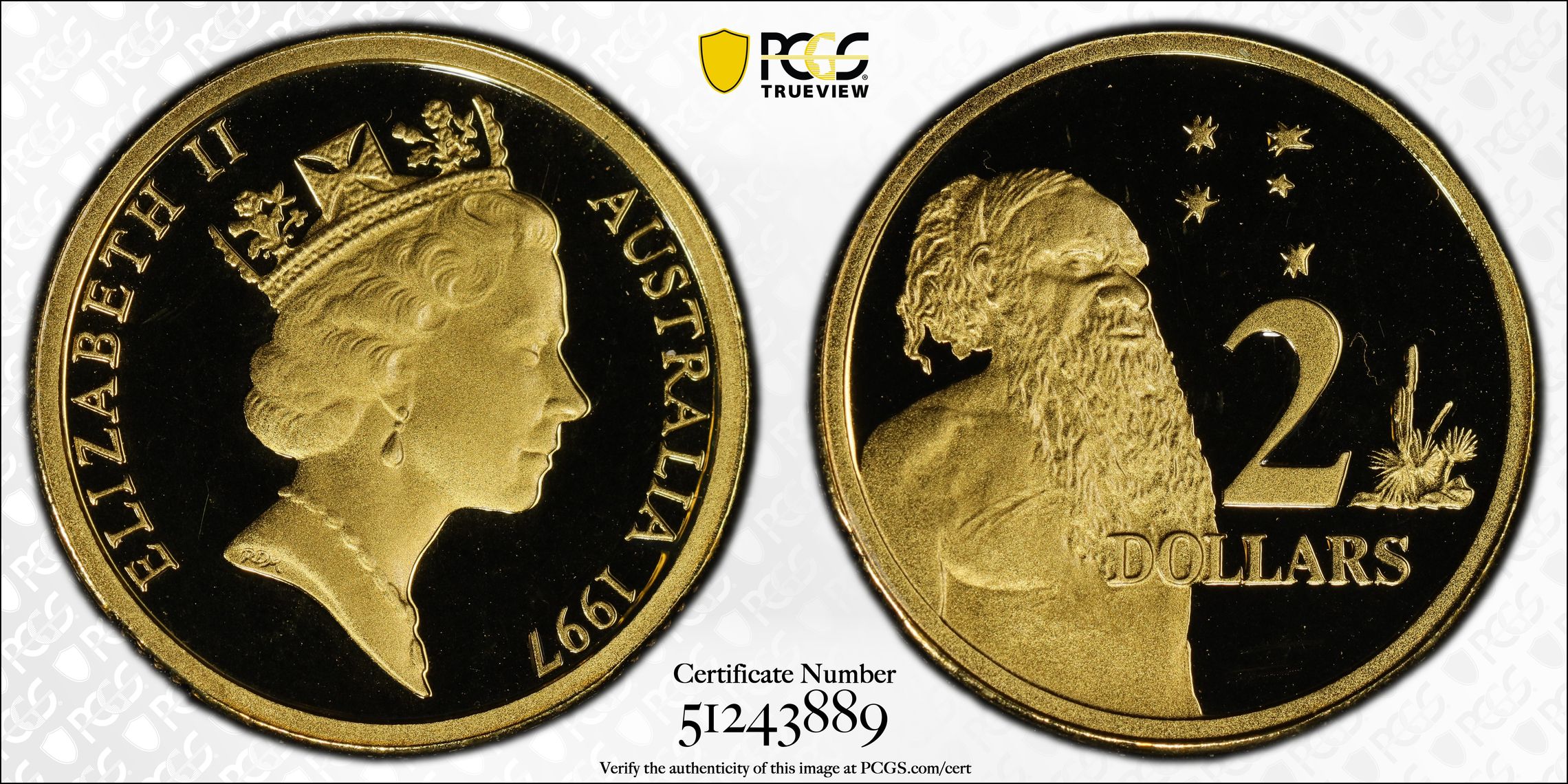 Two Dollar, 1997, PCGS PR69DCAM
