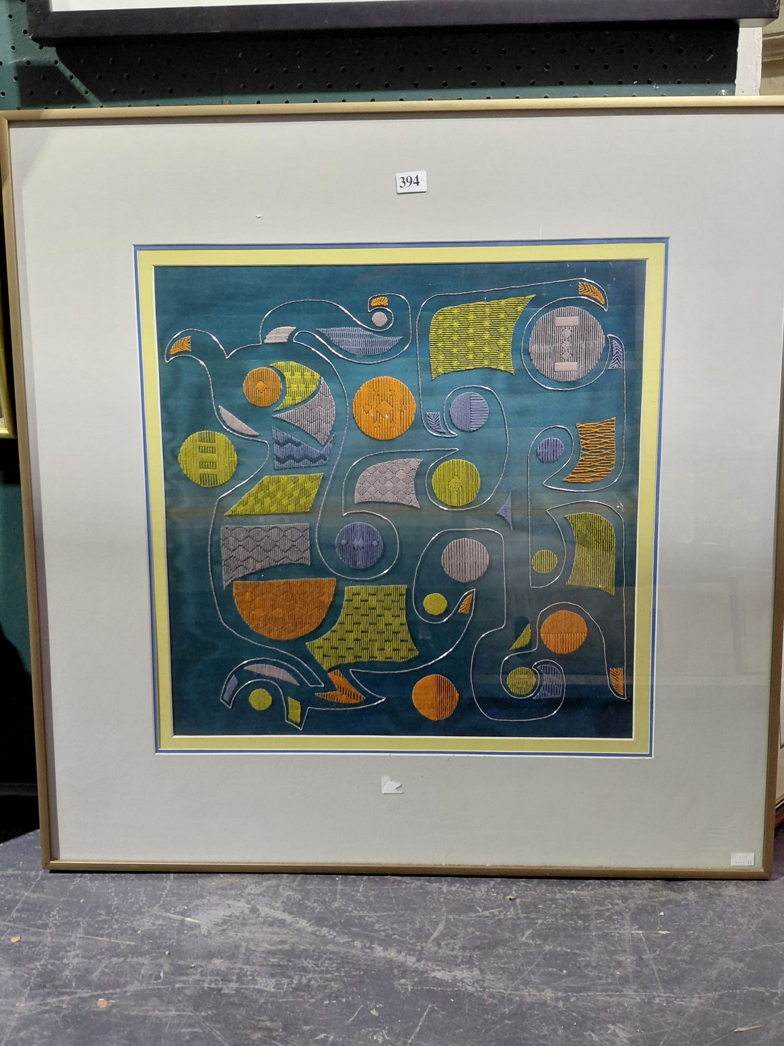 Modern Framed Textile