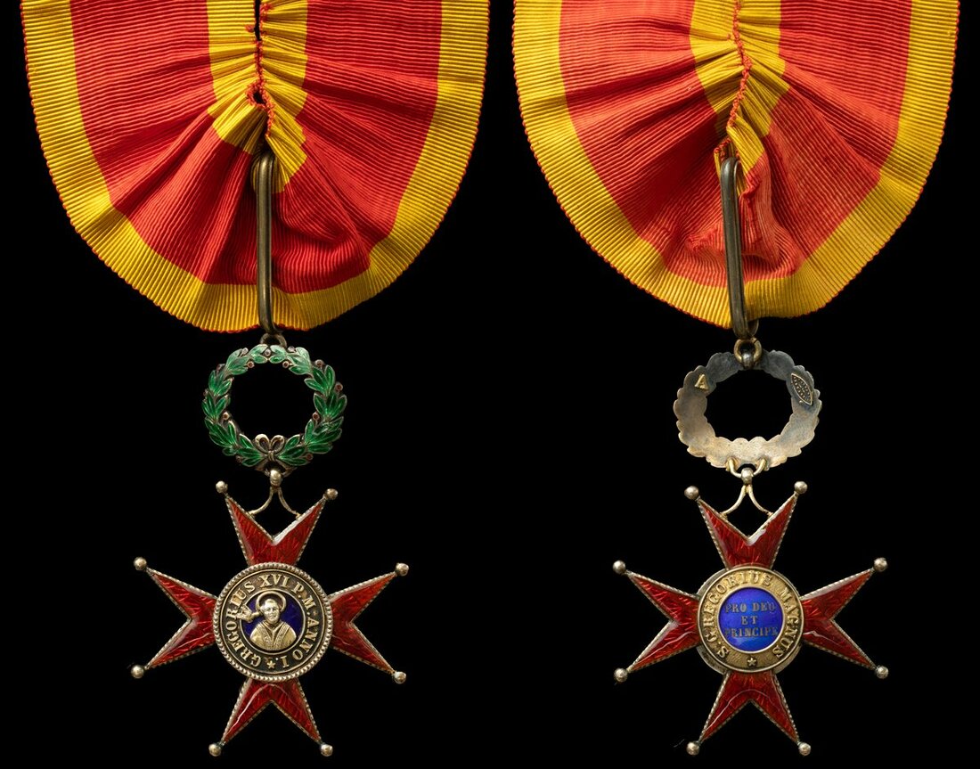 Vatican, Order of St Gregory, Commander’s neck Badge, by Tanfani and ...