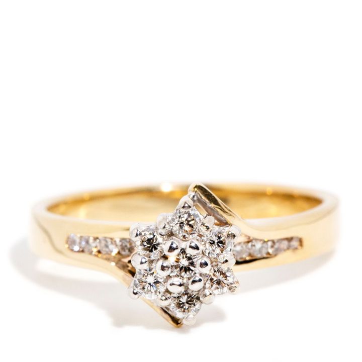 0.33 Carat Diamond 9ct Gold Ring ,