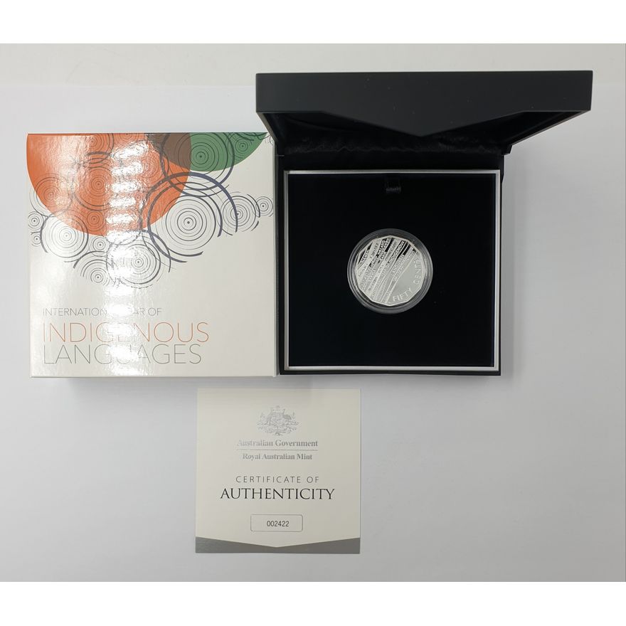 Indig. Languages Silver Proof Coin