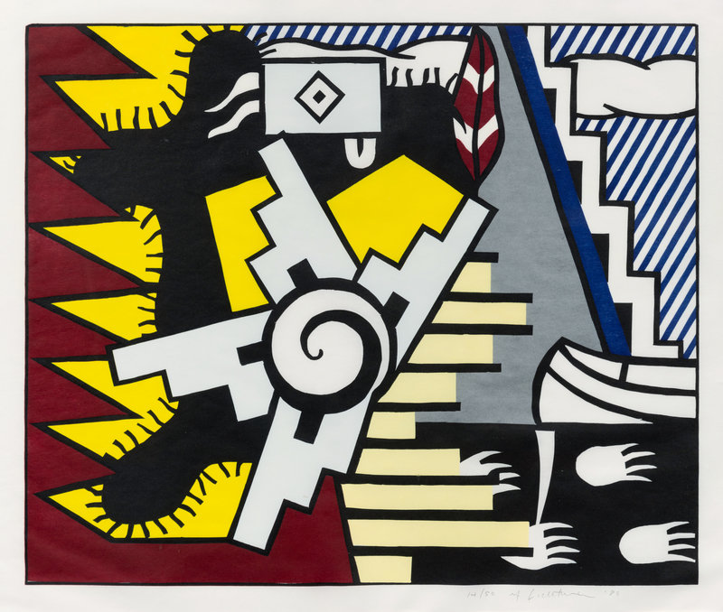 Roy Lichtenstein
(American, 1923–1997)
American Indian Theme II (from American Indian Theme Series), 1980