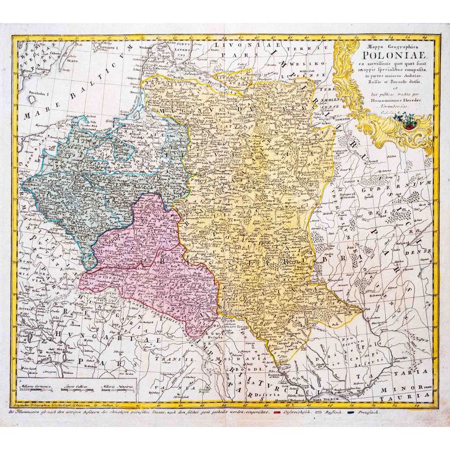 Tobias Mayer | Mappa geographica Poloniae…