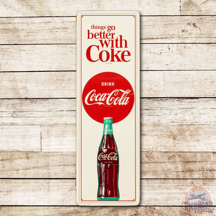 Things Go Better w/ Coke Vertical Tin Sign