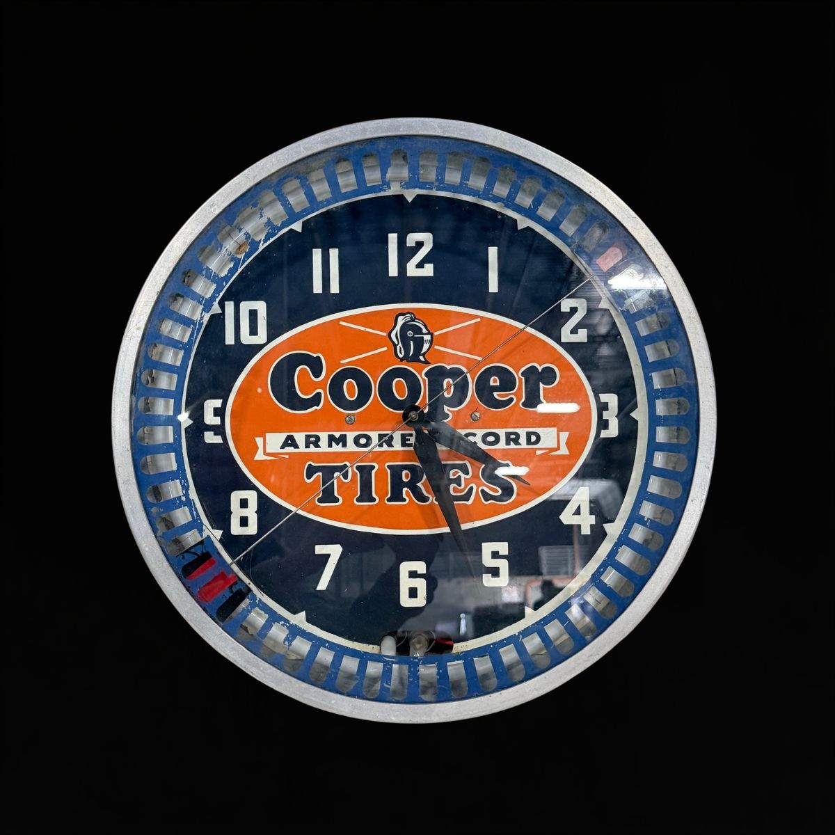 Cooper Tires Neon Clock | Richmond Auctions
