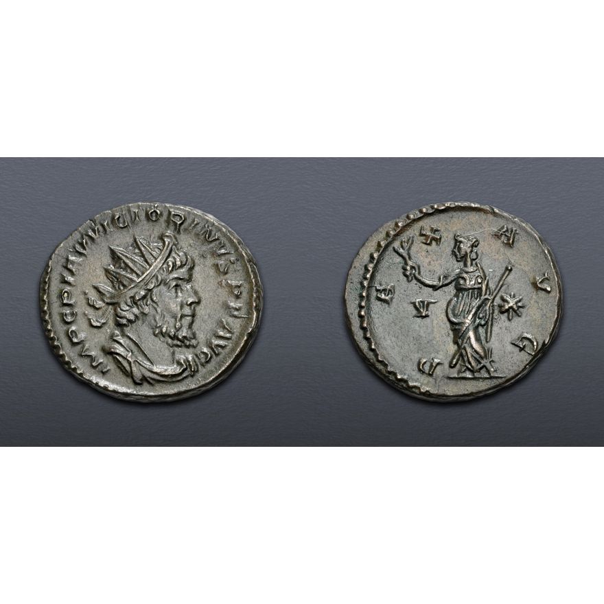 Victorinus Victorinus. Romano-Gallic Emperor, AD 269-271. Antoninianus (20mm, 4.32 ...