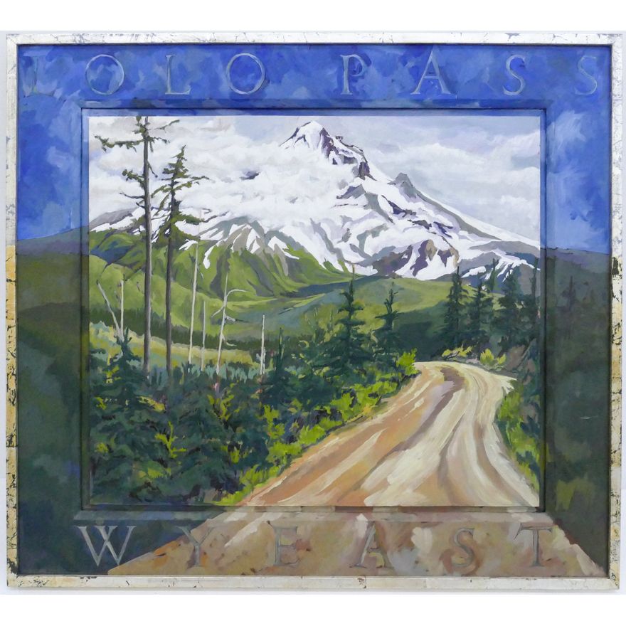 Michael Morano ''Lolo Pass'' 1994 Oil