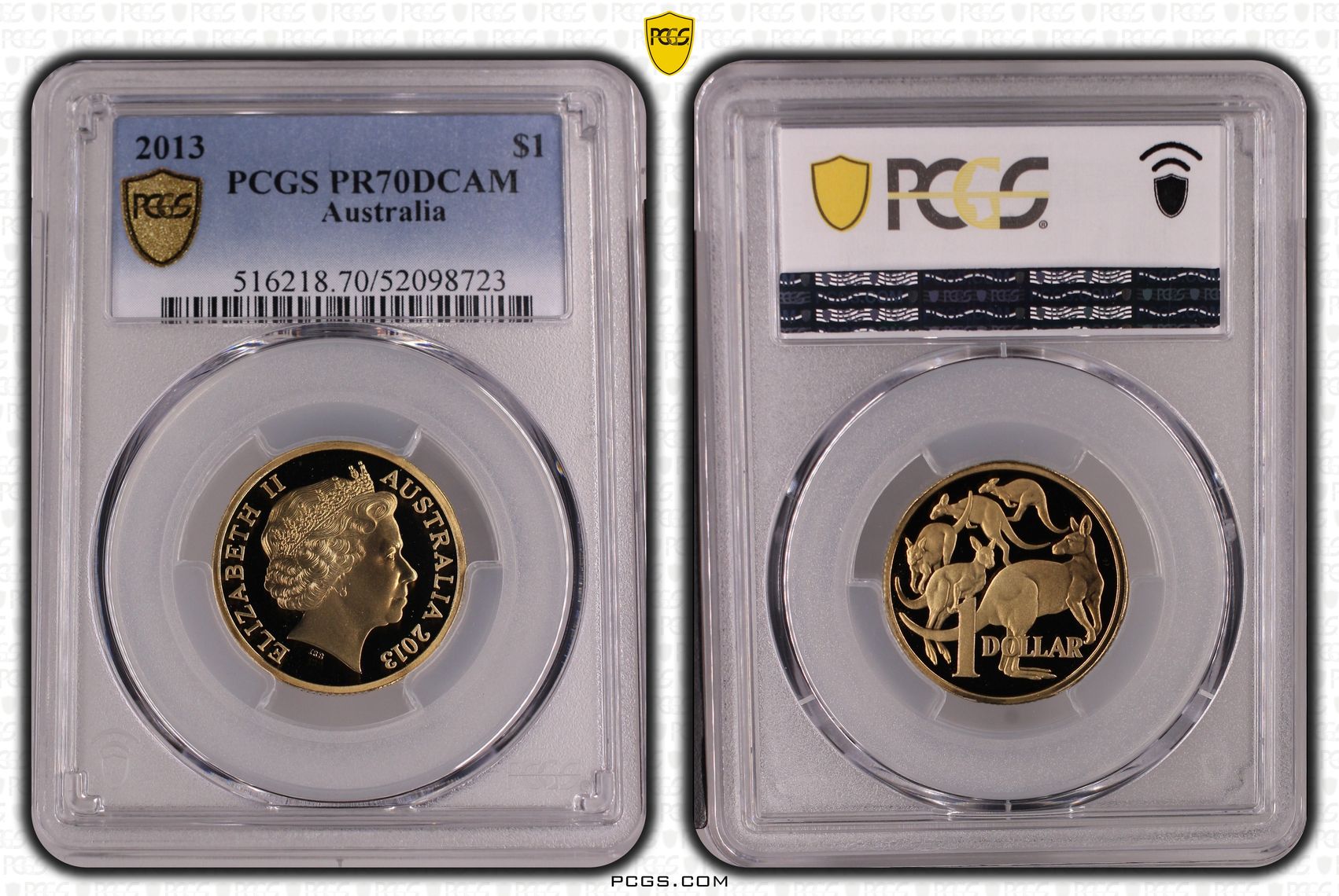 One Dollar, 2013, PR70DCAM
