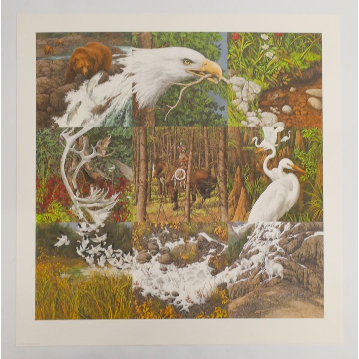 Bev Doolittle ''Sacred Circle'' S/N Lithograph.