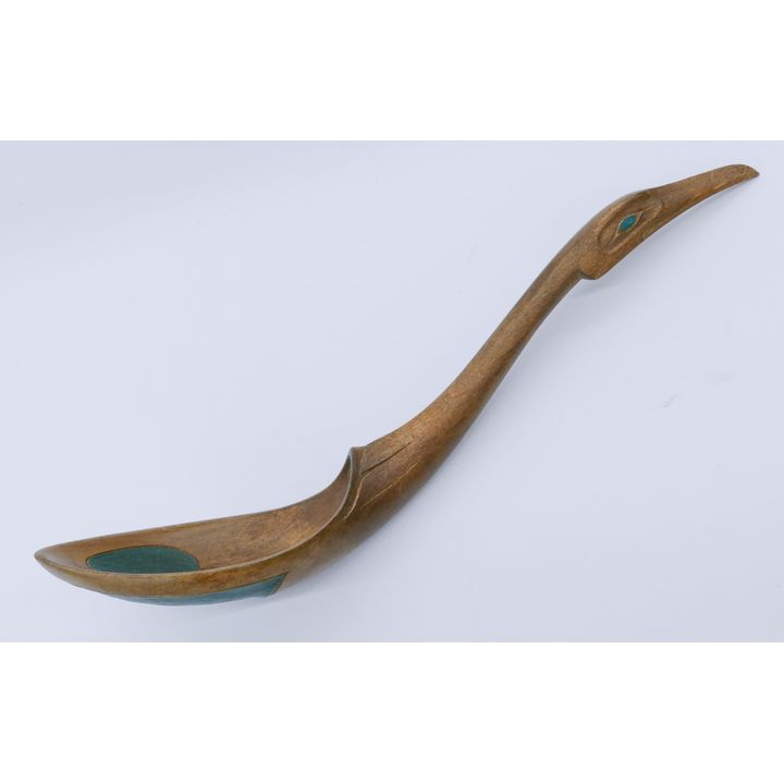 Ken Mowat NW Coast Cedar Bird Ladle- 12''