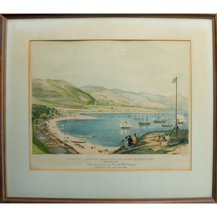 Charles Heaphy 'Part of Lambton Harbour, in Port Nicholson, New Zealand'