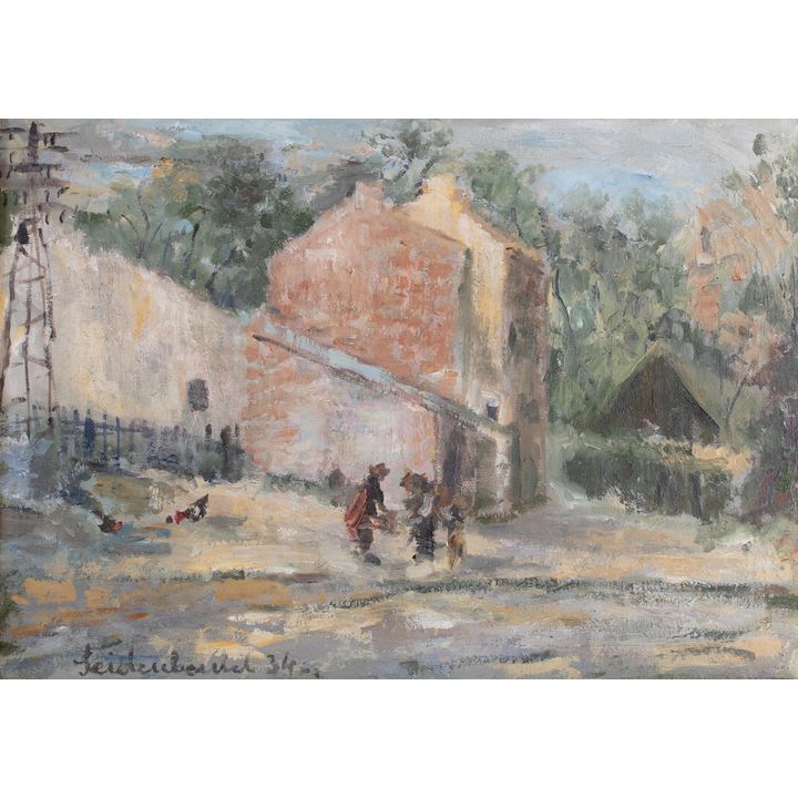 Efraim i Menasze Seidenbeutel | Przedmieścia (Rogatka) Krakowa, 1934 r.