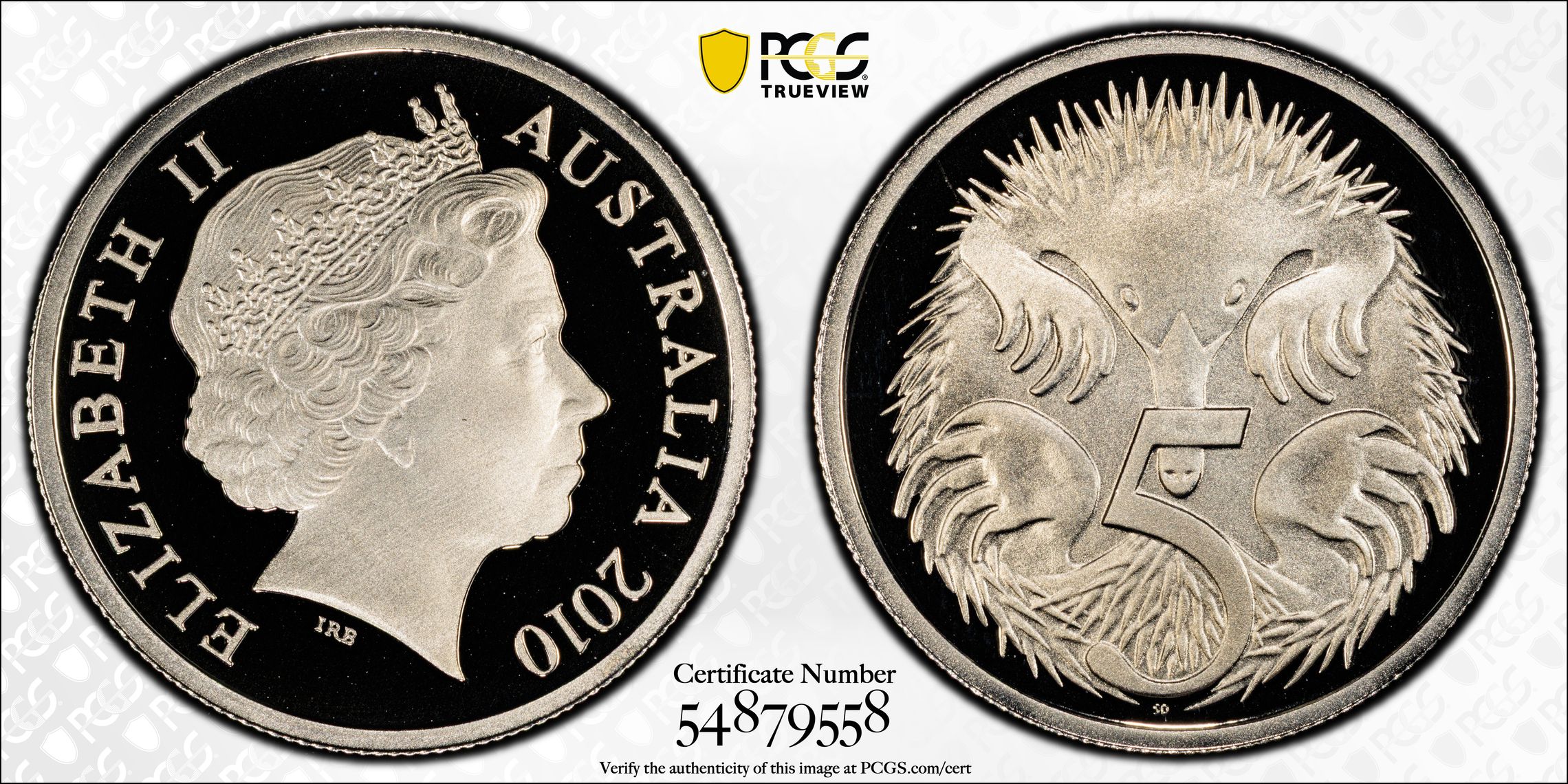 468 · Five Cent, 2010,  PR70DCAM
